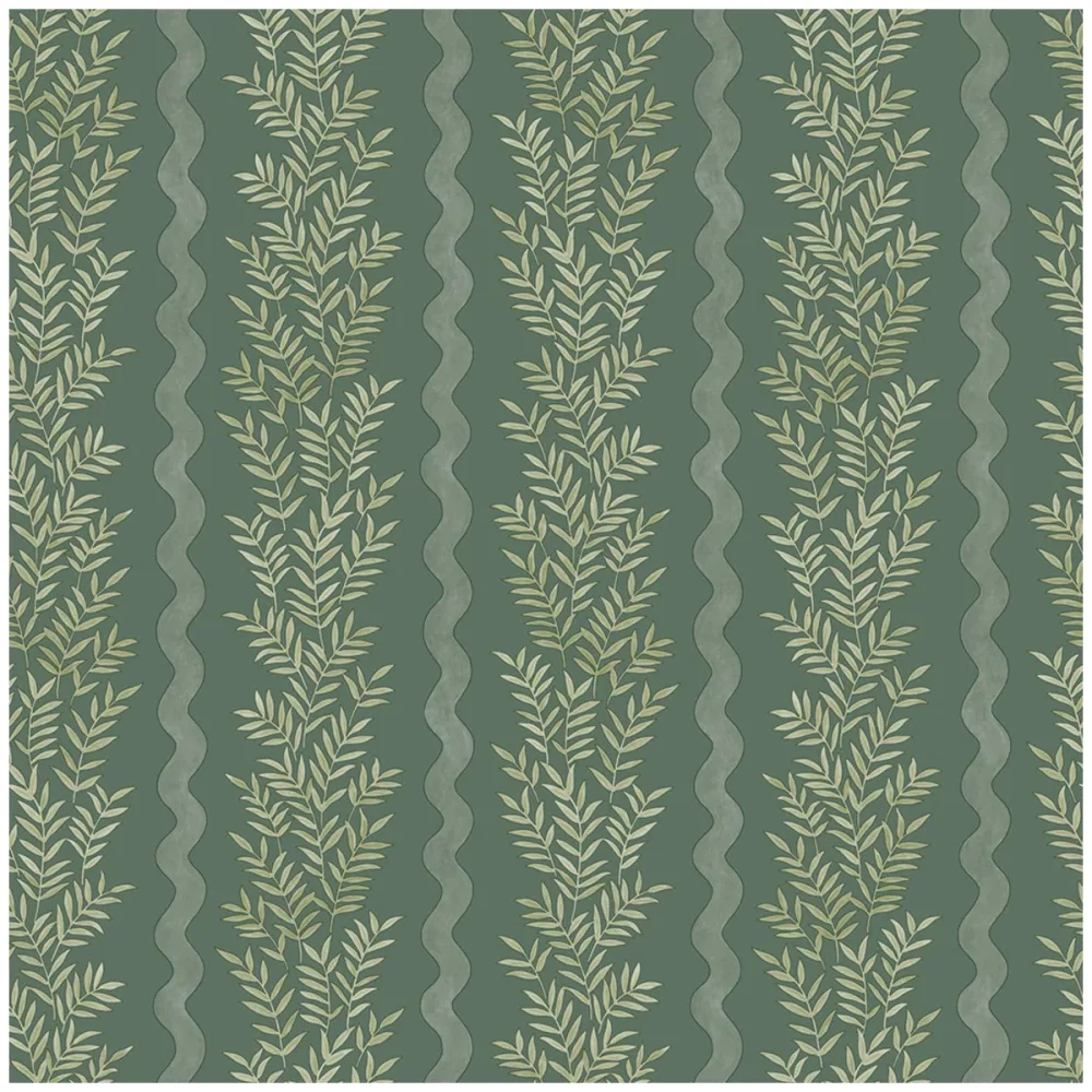 Tales of the Manor Pipkin Stripe Green 91983 Tapet | Stuvbutiken