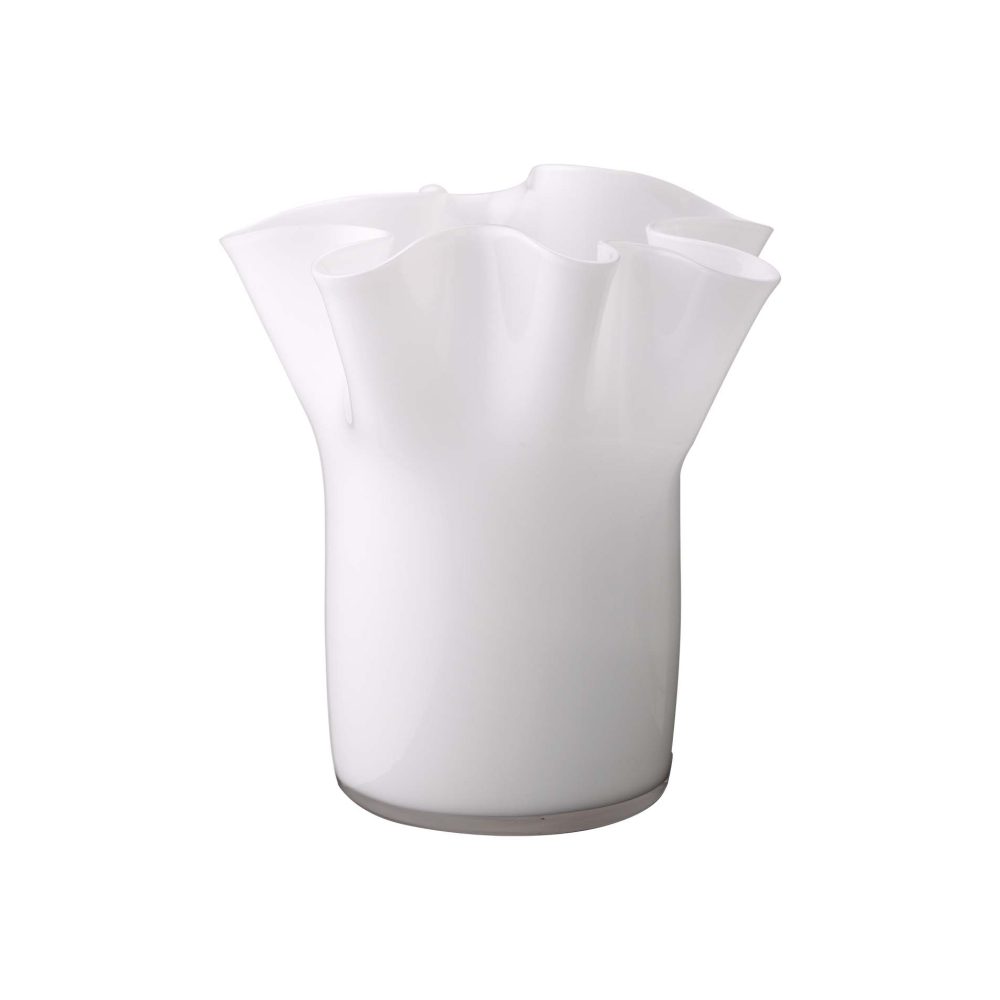 Tulip vas 20 cm, Vit