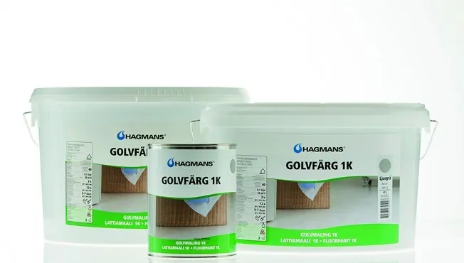 Hagmans 1K Golvfärg halvblank Valfri kulör