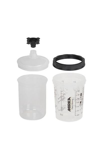 PAINT MIRKA CUP SYSTEM 400ML, FILTER LID 125µm 50/FRP