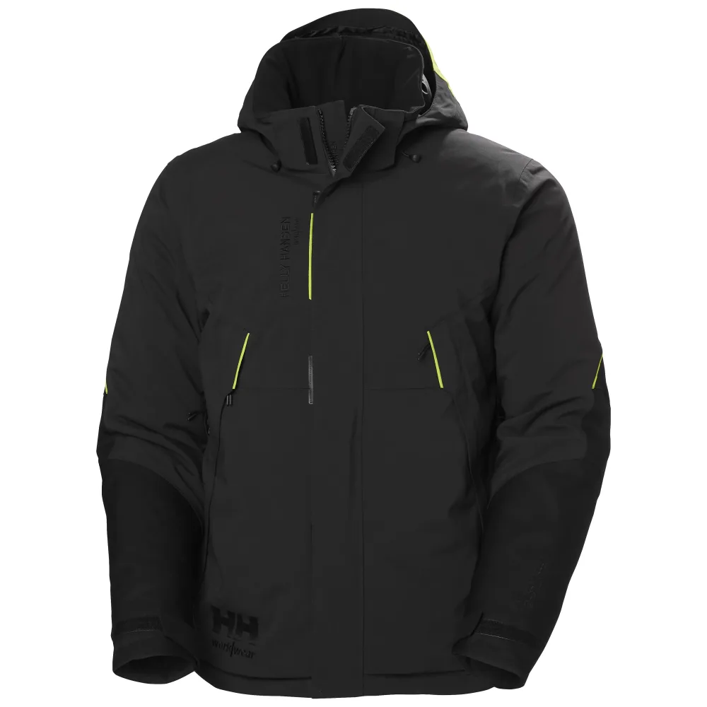 Helly Hansen Workwear Magni Evolution 71303_990 Vinterjacka svart/lime 4XL