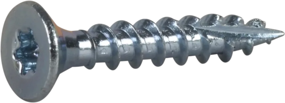 ESSVE 123187 Träskruv 5 mm Ø, TX25, helgängad, försänkt, FZB 60 mm, 100-pack