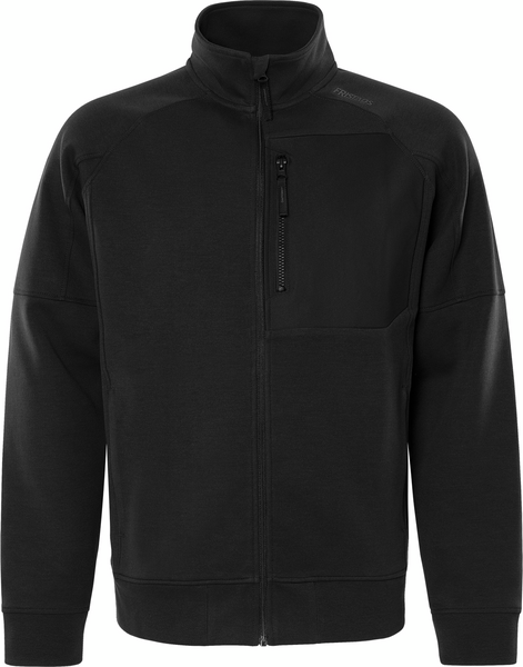 SWEATSHIRTJACKA 7830 SVA XL GKI SVART