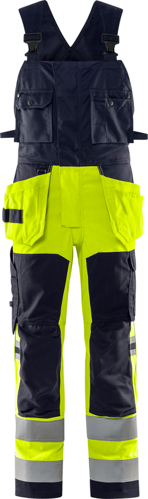 HÄNGSLEBYXA FLAM 1170 ATHF VARSELGUL/MARINBLÅ STL D88