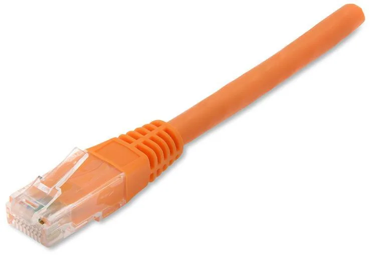Eurolan 21D-S6-0EOR Patchkabel 2 x RJ45 SSTP, orange 0,5 m