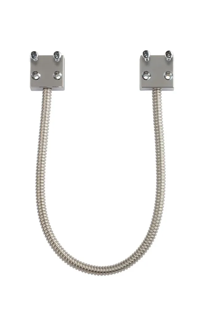 Alarmtech DL 8-40 Karmöverföring 400 x 8 mm, med 4 skruvar Rostfri
