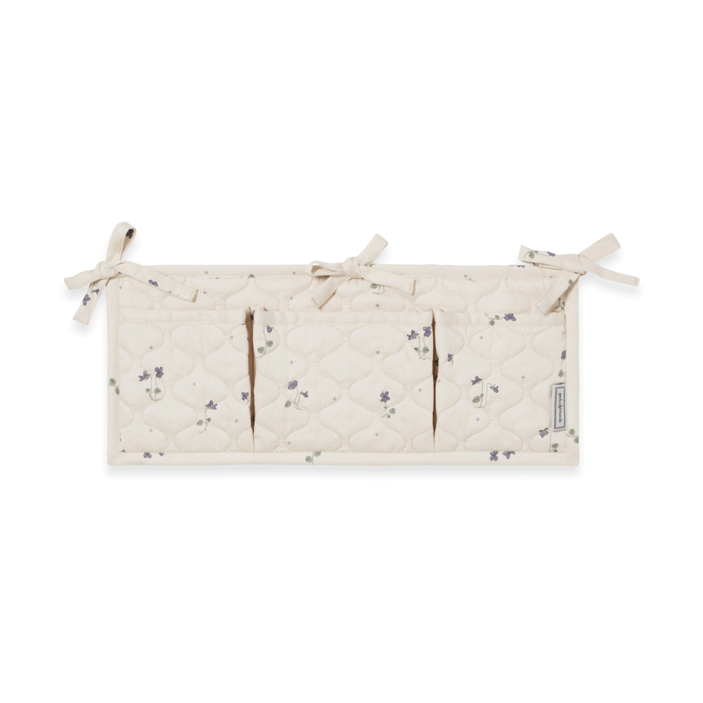 Viola Satin quiltad sängficka, 18x43 cm