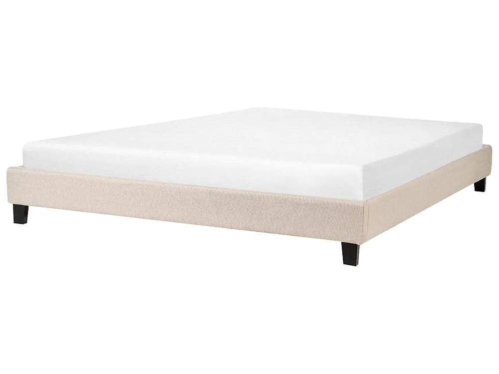 Säng utan huvudgavel ROANNE 180 x 200 cm Beige