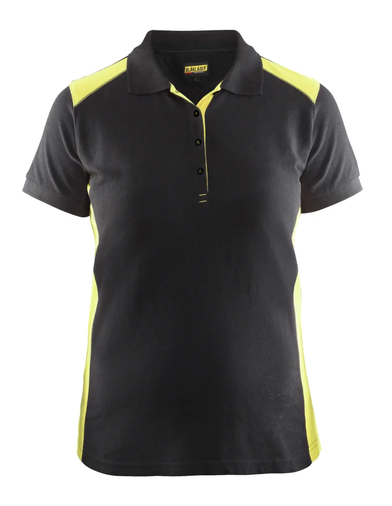 Blåkläder 339010509933XXL Pikétröja svart/gul XXL