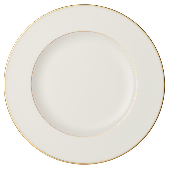 Anmut Gold tallrik Ø 27 cm, Vit