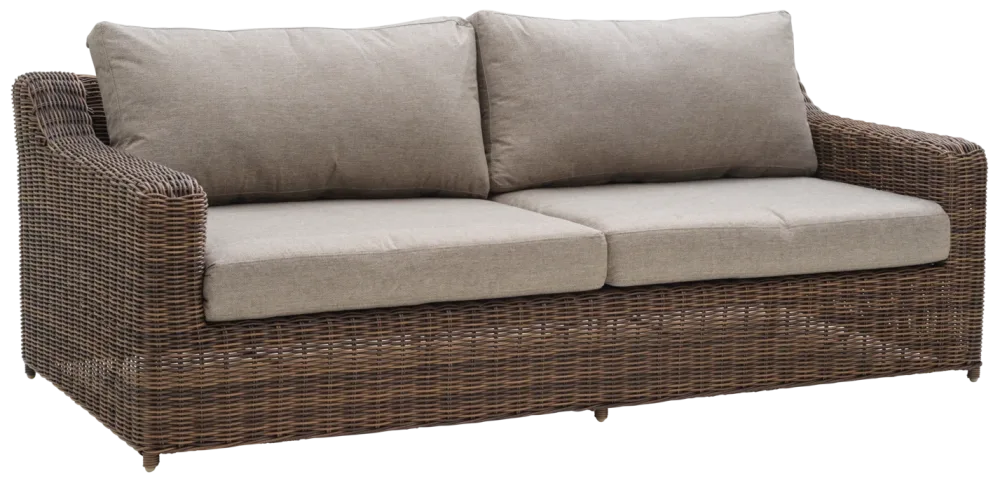 Brafab Glendon Soffa 2,5-sits Dark Brown/Soft Moose - Bild 2