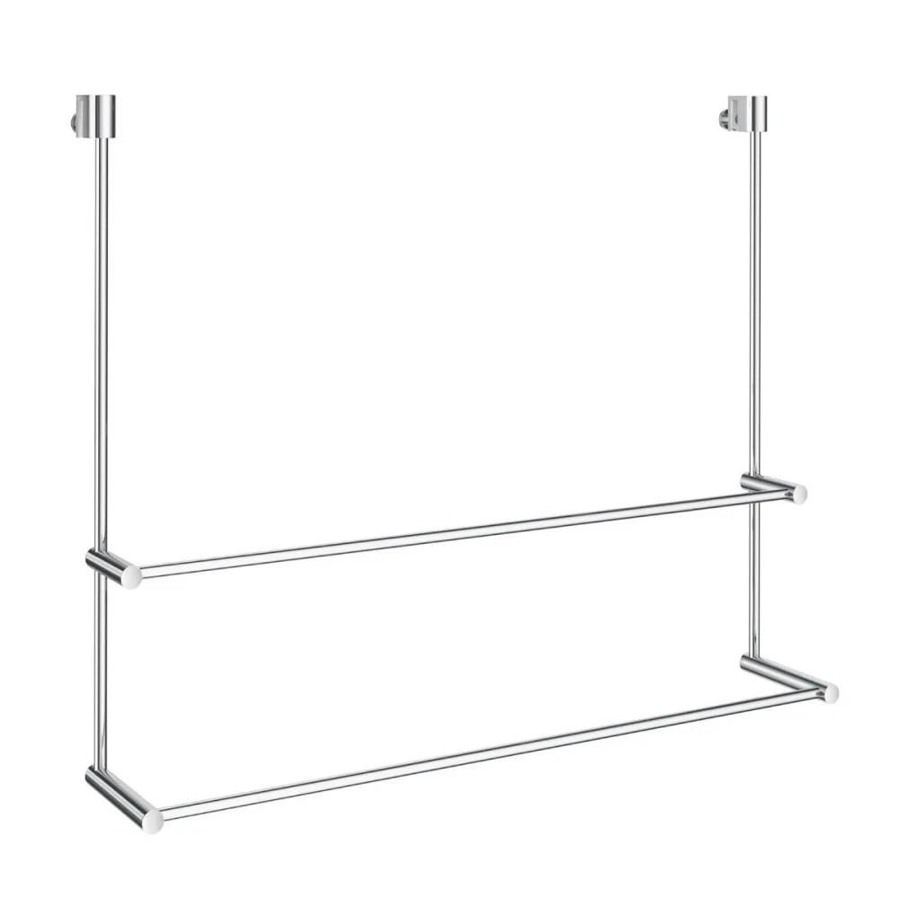 Handdukshängare Sideline Dubbel, 600mm, Blank, Krom | Stuvbutiken