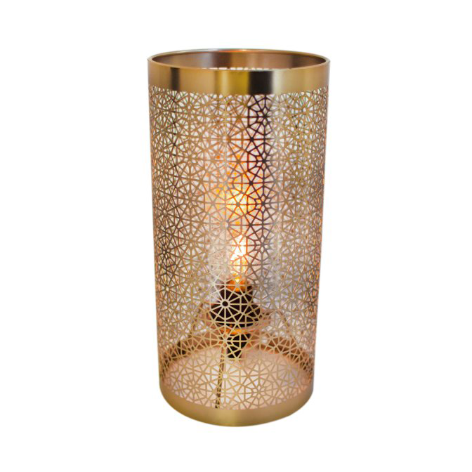 Hermine bordslampa 28 cm, Mässing