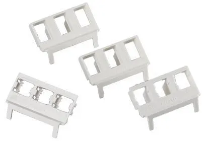 MP bolagen AUD51.2 Adapterplatta 3xRJ45, Keystone