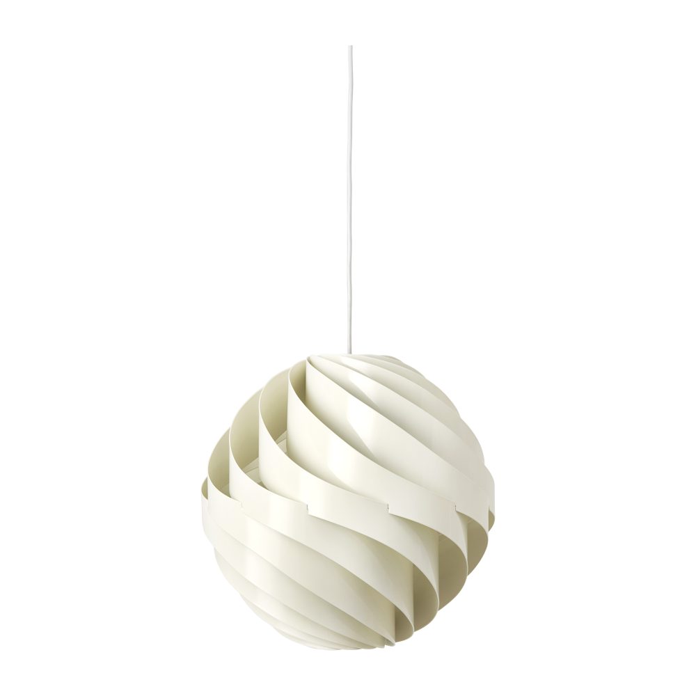 Turbo taklampa blank Ø36 cm, Alabaster white