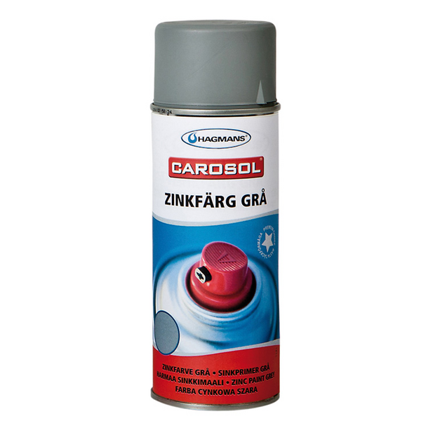 ZINKSPRAY GRÅ 0,4L HAGMANS