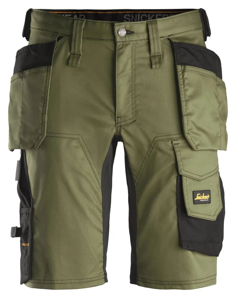 Snickers Workwear 6141 Shorts grön 54