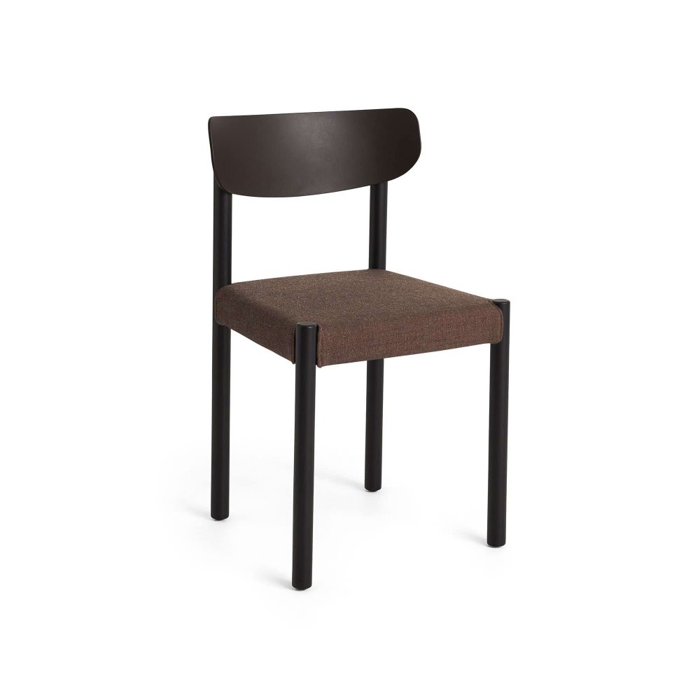 Pack Chair 11 stol, Iron black ek-graphite brown-Remix 356