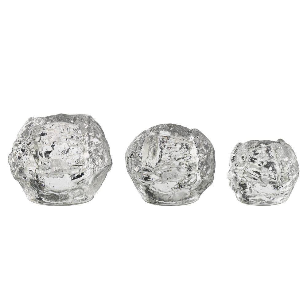 Snowball ljuslykta 3-pack, 3-pack
