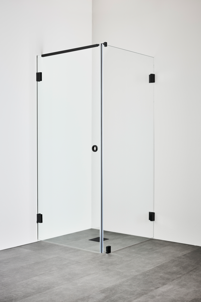 DUSCHHÖRN HAFA INFINITY COMBI SVART 100X80