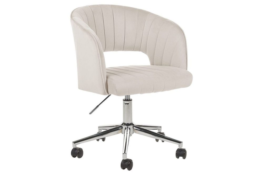 Kontorsstol Katonah Beige/Svart/Silver