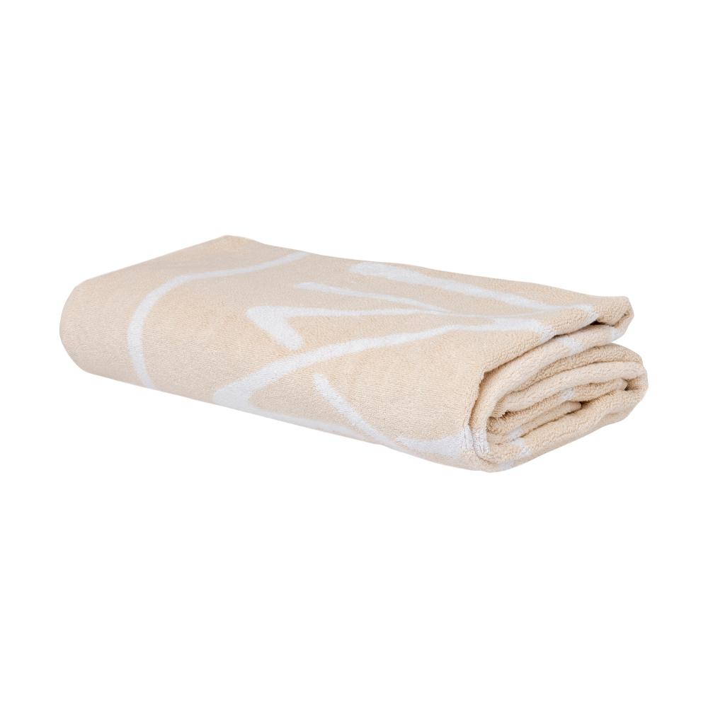 Elba Strandhandduk EKO, Ivory-Vit, 86x180 cm