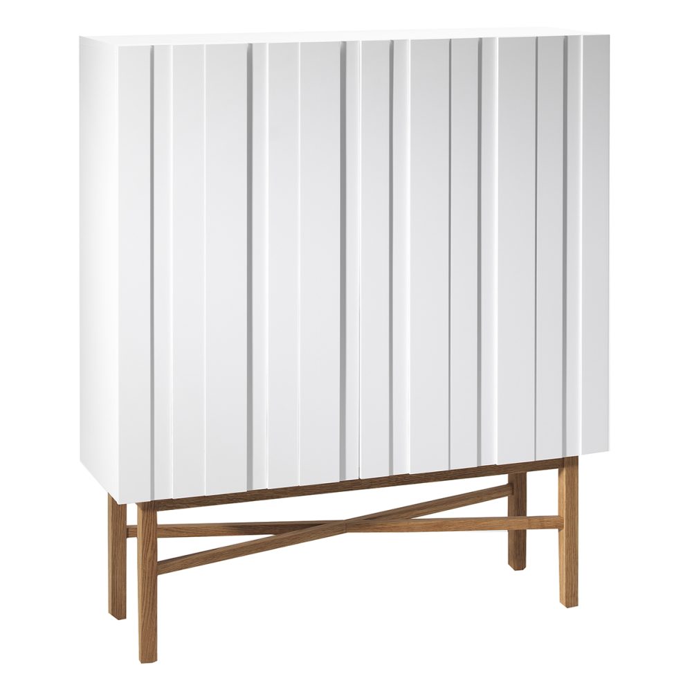 White Cabinet skåp, ek