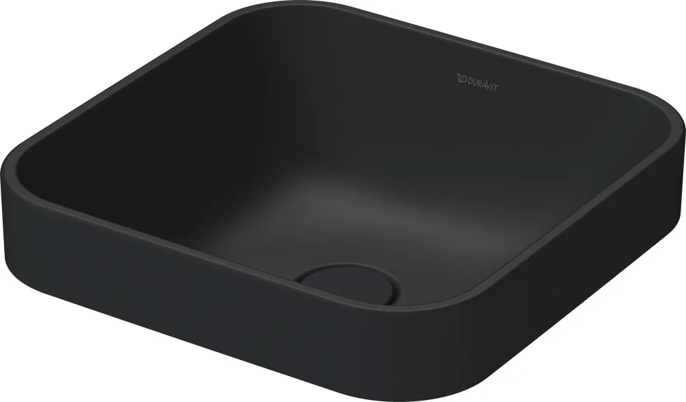 Duravit Happy D.2 Plus Tvättställ 400x400 Vit/Antracit matt