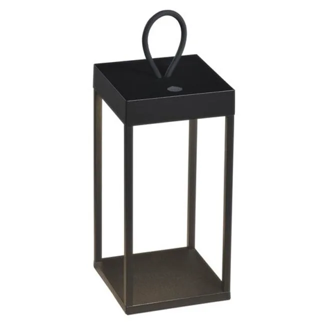 Konstsmide Ravello Lykta USB, svart Höjd: 50 cm