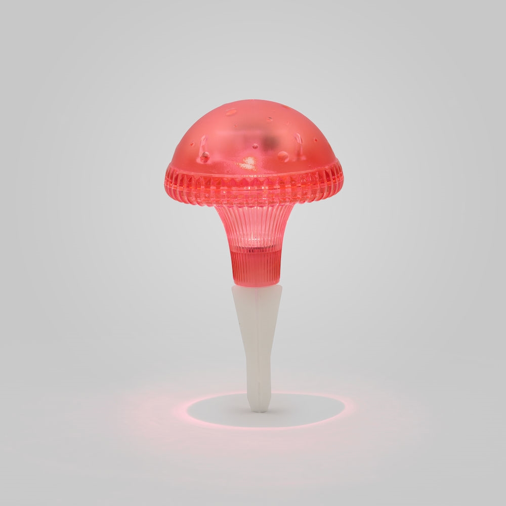 Assisi Svamp Solcell LED IP44 Röd Konstsmide