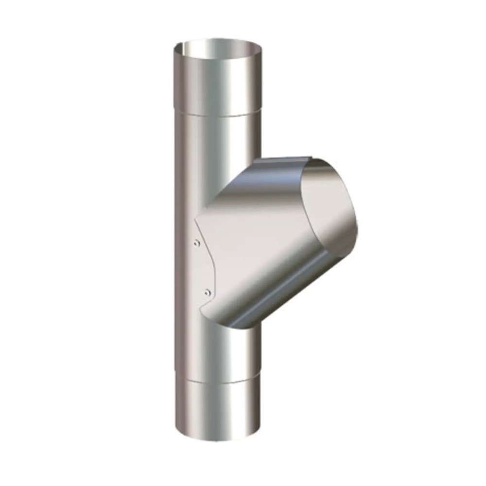 Grenrör Ställbart GROR 87mm Silvermetallic, Lindab 97161