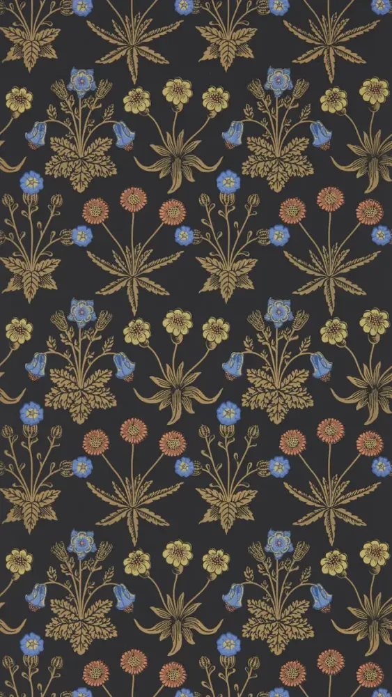 Morris & Co - Daisy Moonlit Bedford Park Wallpapers
