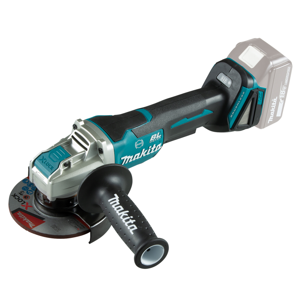 VINKELSLIP DGA520ZX1 MAKITA X-LOCK PADDEL NAKEN 125MM 18V