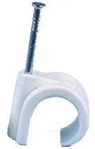 Gelia 050400010 Ledningshållare rund, vit, 100-pack 5-7 mm - Bild 2