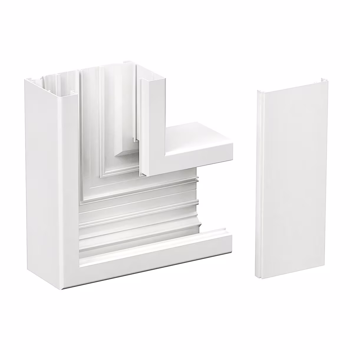 Kjøp Schneider Electric L-stykke, Thorsman, INKA 123, 72 mm, aluminium, hvit