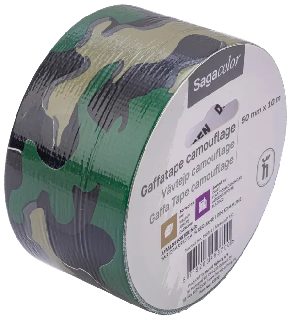 SagaColor Byggtejp - Kamouflage