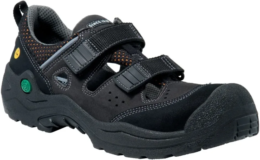 Jalas 6418 Bio Skyddssandal S1P, svart, miljömärkt 38