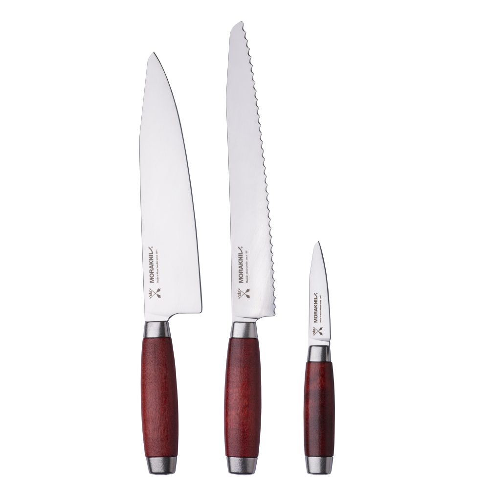 Morakniv knivset 3 delar, röd