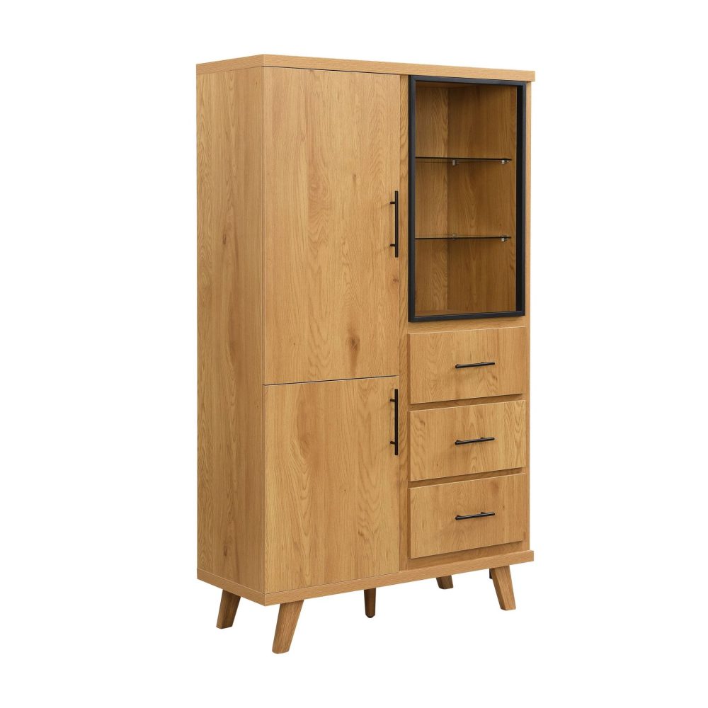 Elvik Högskåp 188 cm i MDF med dörrar och lådor
