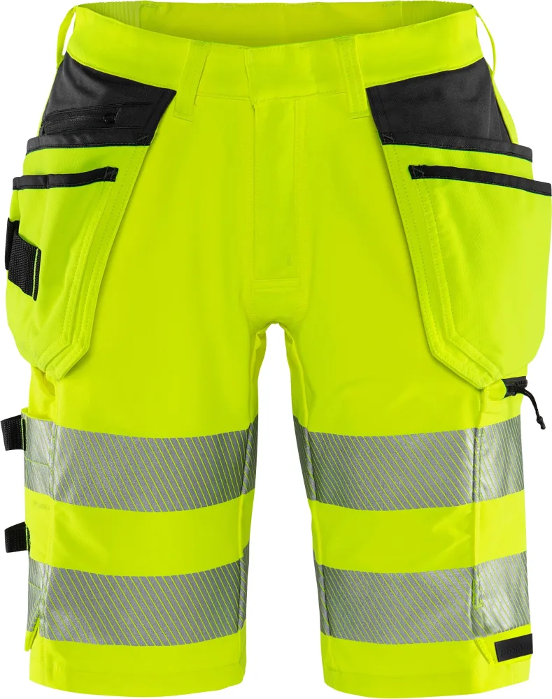 Fristads 2646 GSTP Shorts varsel, gul/svart C50