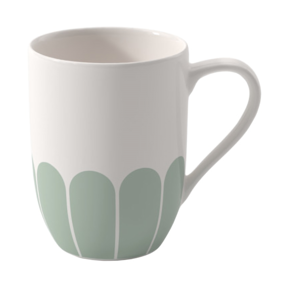 Fleur mugg 29 cl, White-green