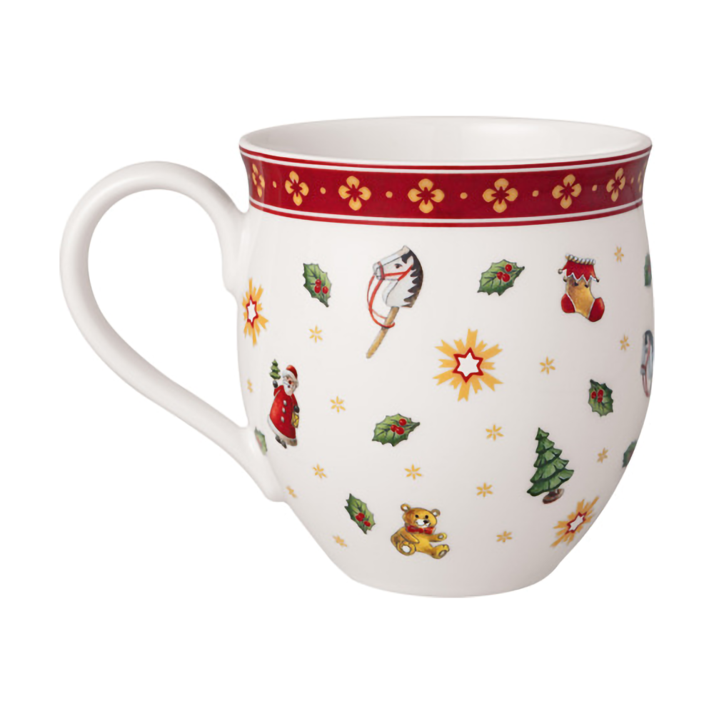 Toy´s Delight mugg 23 cl, Vit-röd