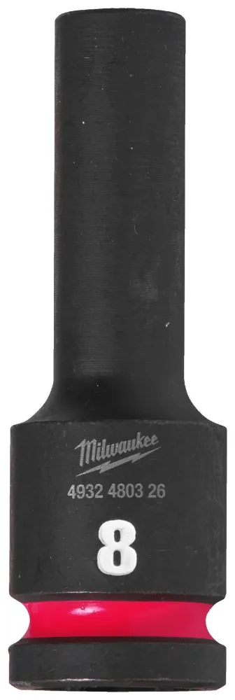 Milwaukee Shockwave Impact Duty Krafthylsa 1/2" fyrkant, djup 25 mm
