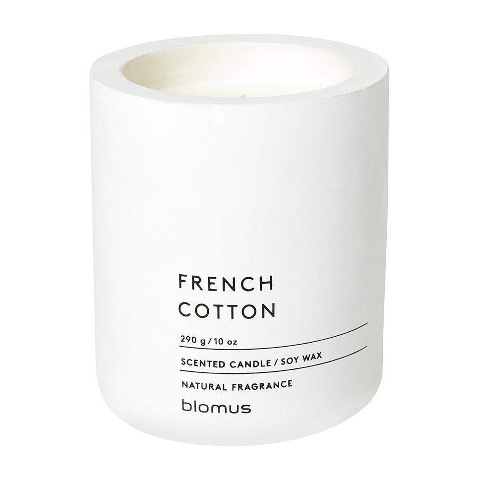 Fraga doftljus 55 timmar, French Cotton-Lily White