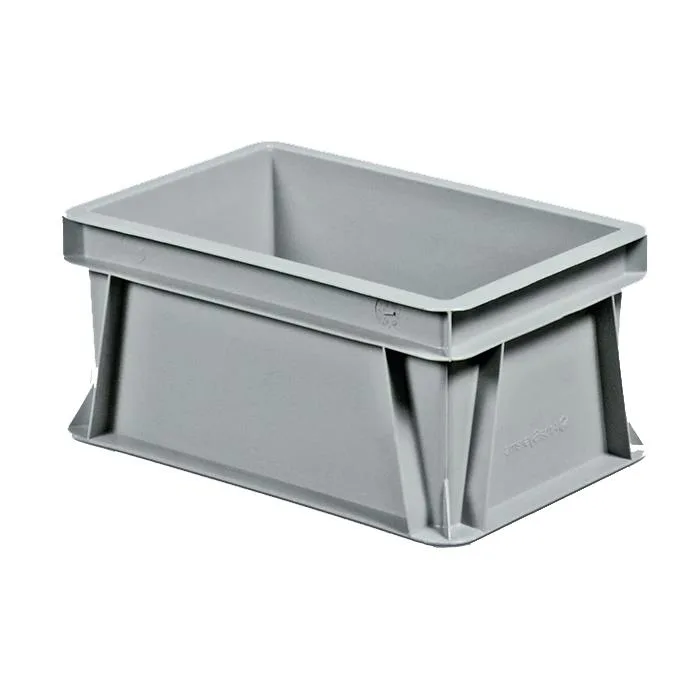Schoeller Allibert Euroback 3640 Transportlåda grå, med handtagshål 600x400x410 mm - Bild 2