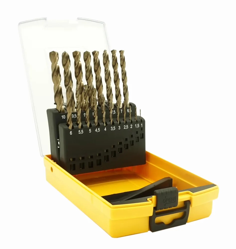 Ironside Pro 201270 Borrkassett 19 st. borrar, 1-10 mm, plastbox