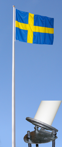 FLAGGSTÅNG NORDIC KOMPLETT 12M