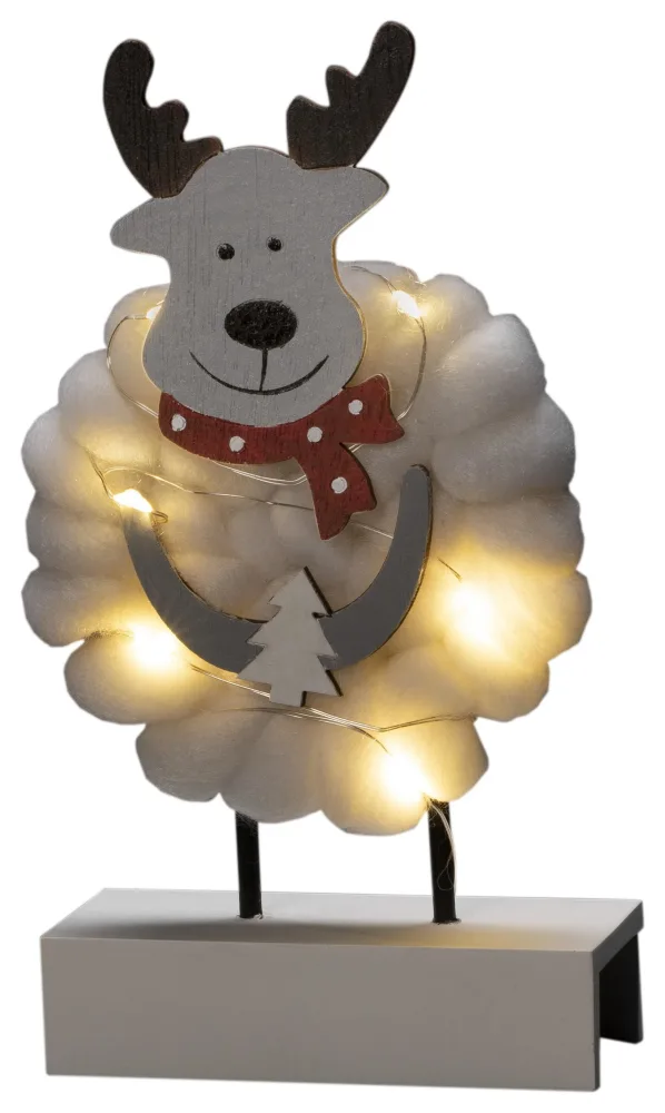 Konstsmide 3266-210 Dekorationsbelysning älg, trä