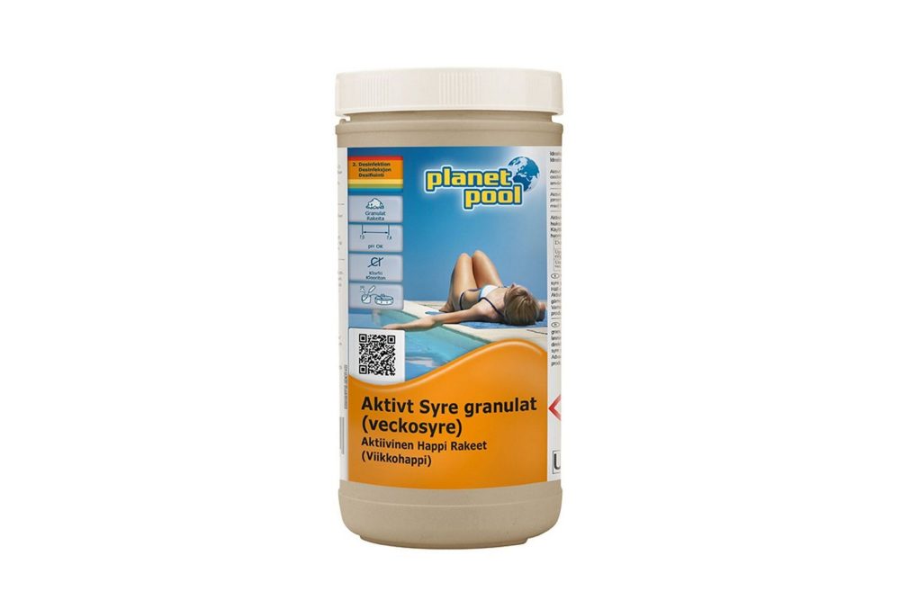 Vattenvård Planet Pool Aktivt Syre 1 kg Granulat