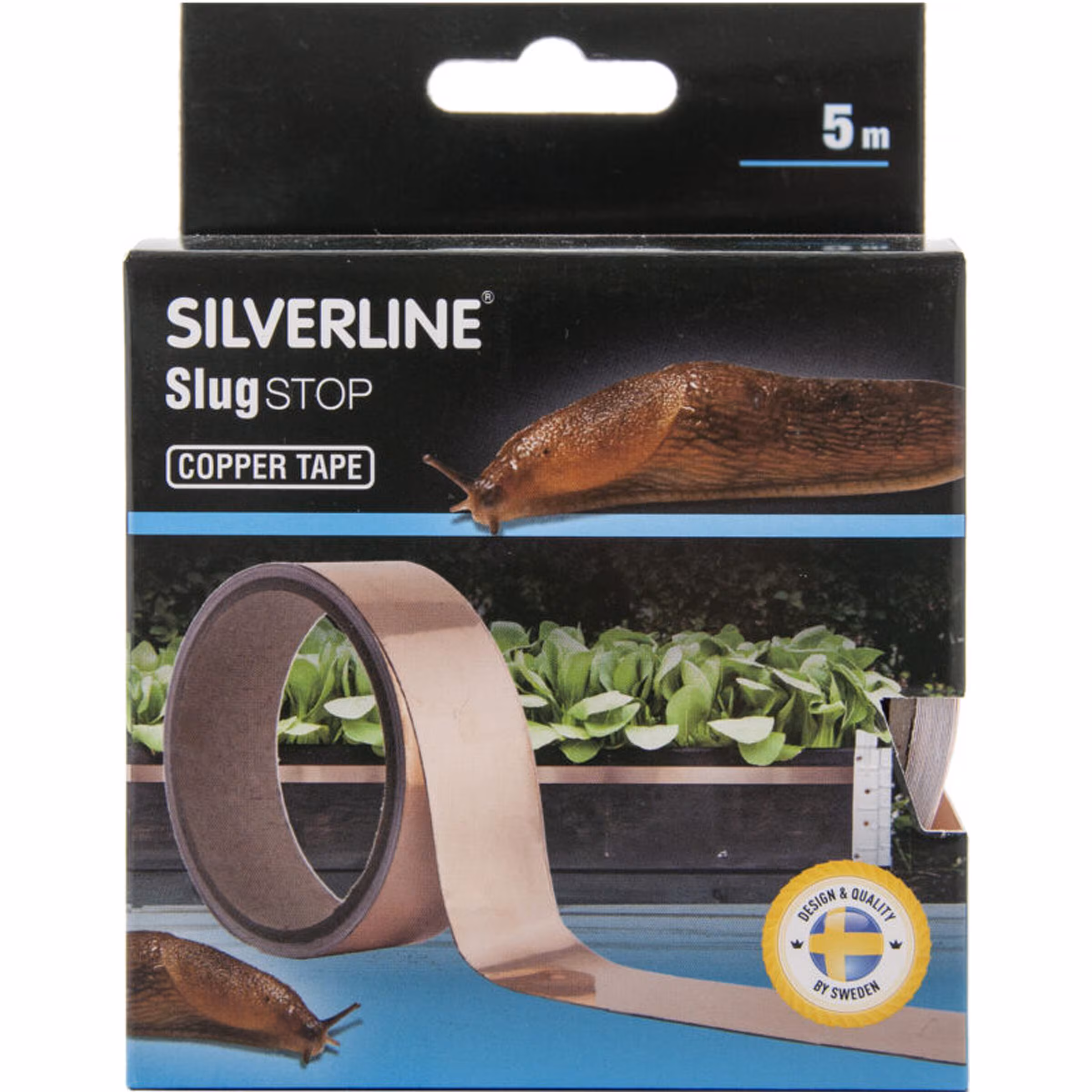 Kjøp Silverline Kobbertape mot snegler, 5 m